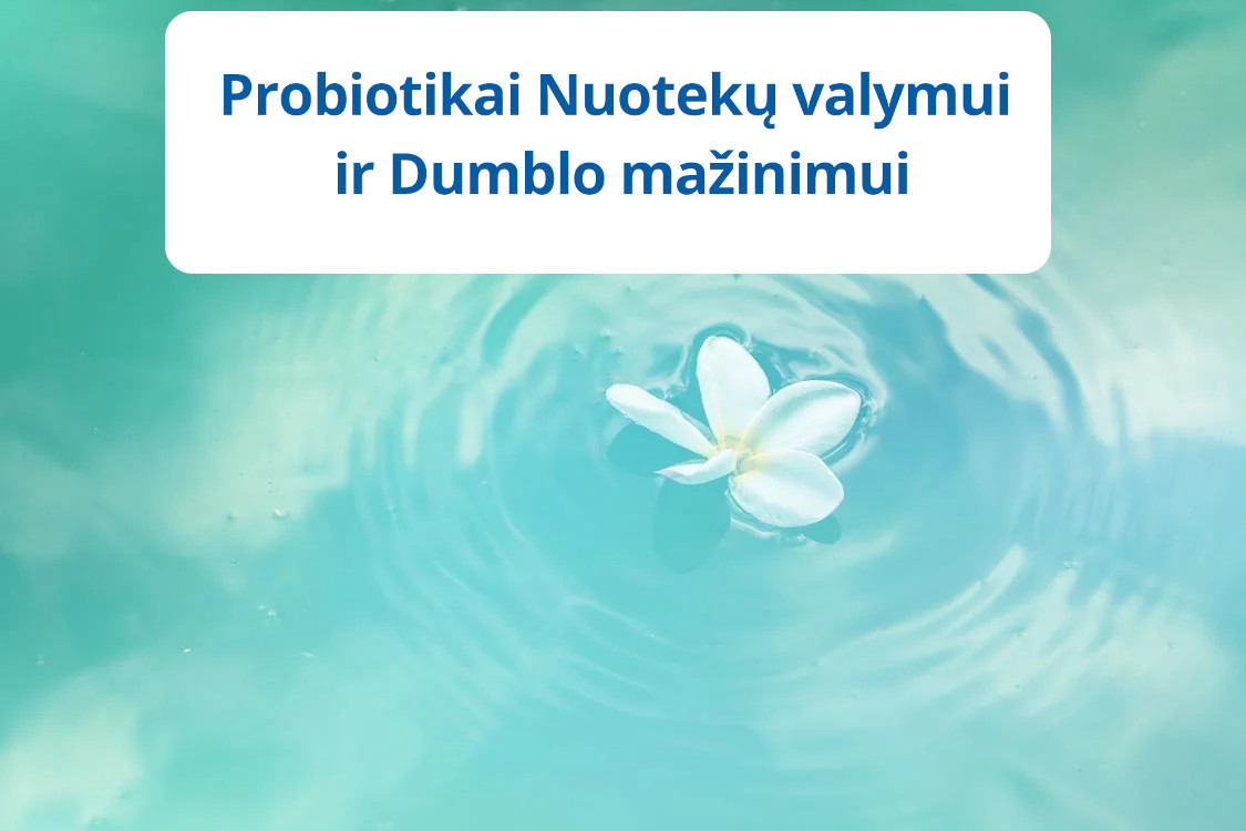 Probiotikai Nuotekoms ir Dumblo mažinimui 